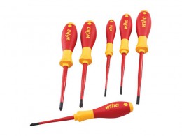 Wiha 6 Piece Slimfix VDE Screwdriver Set £24.99